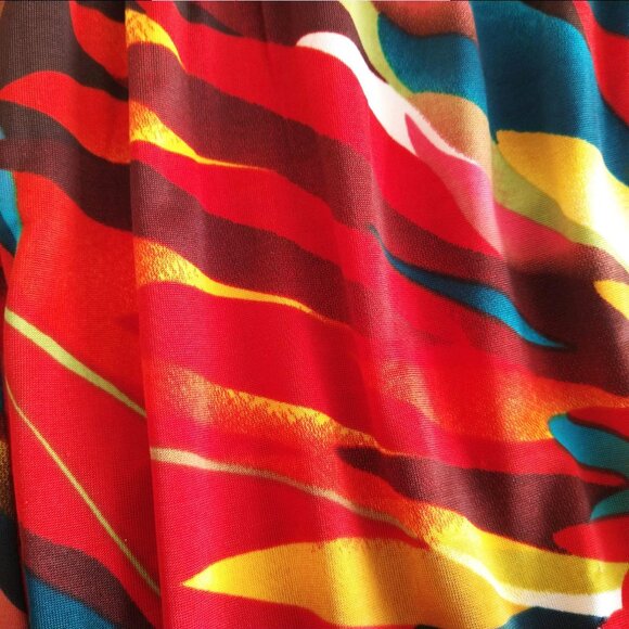 Costa Blanca Vibrant Multicoloured Strapless Maxi Dress - Picture 6 of 9